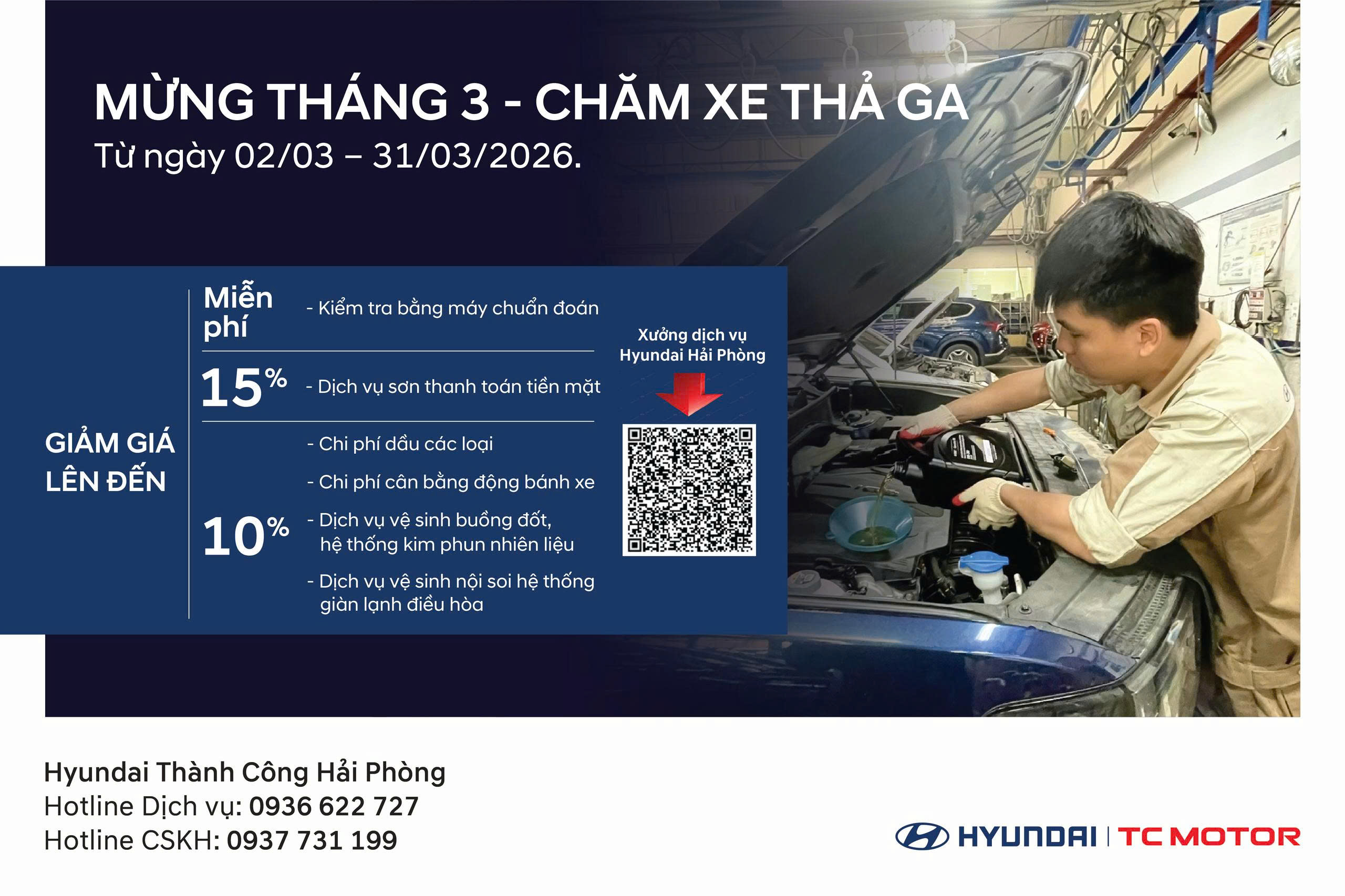 HYUNDAI HẢI PHÒNG Khuyến mại và Tri ân  Tháng 3/2026: